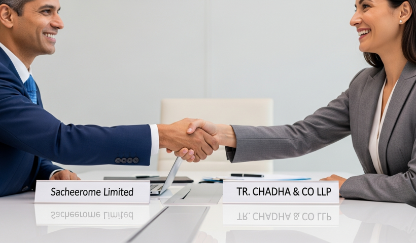 Sacheerome Limited Appoints TR CHADHA & CO LLP as Internal Auditors