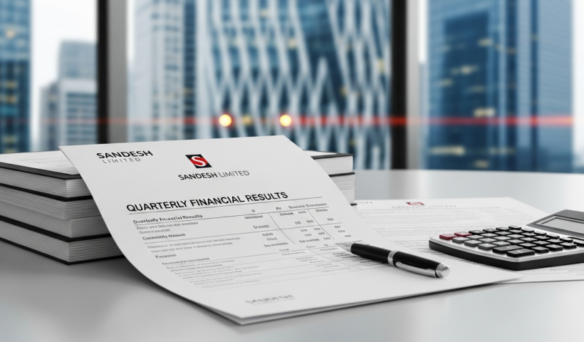 Sandesh Limited Reports Quarterly Financial Results