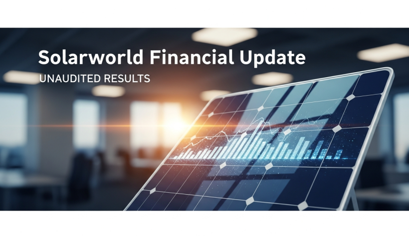 Solarworld's Financial Update: A Press Release on Unaudited Results