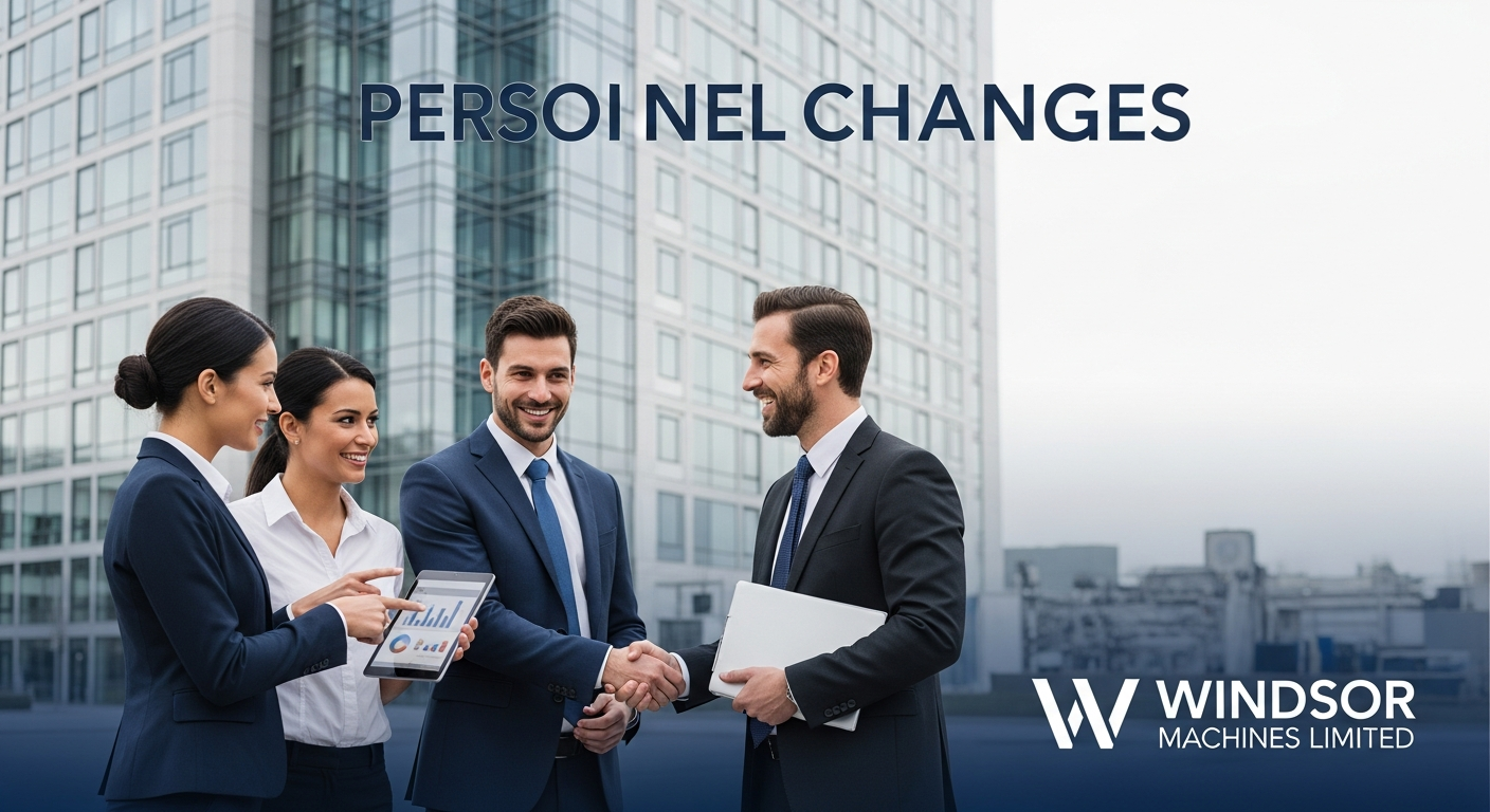 Windsor Machines Limited Announces Personnel Changes