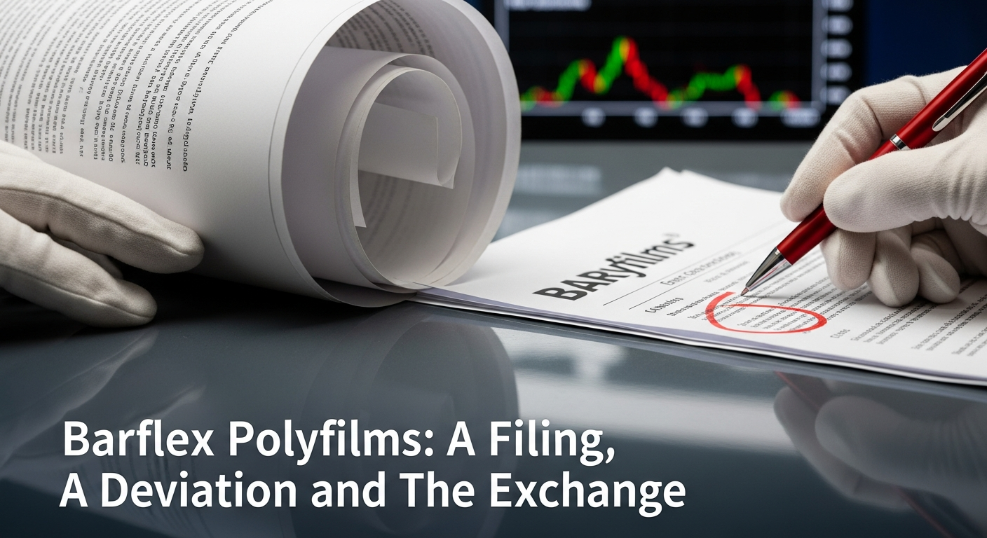 Barflex Polyfilms: A Filing, a Deviation, and the Exchange
