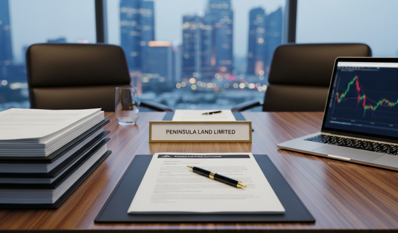 Peninsula Land Limited: Board Meeting Outcome Announced