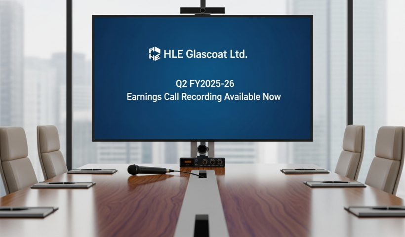 HLE Glascoat Ltd. Announces Earnings Call Recording for Q2 FY2025-26