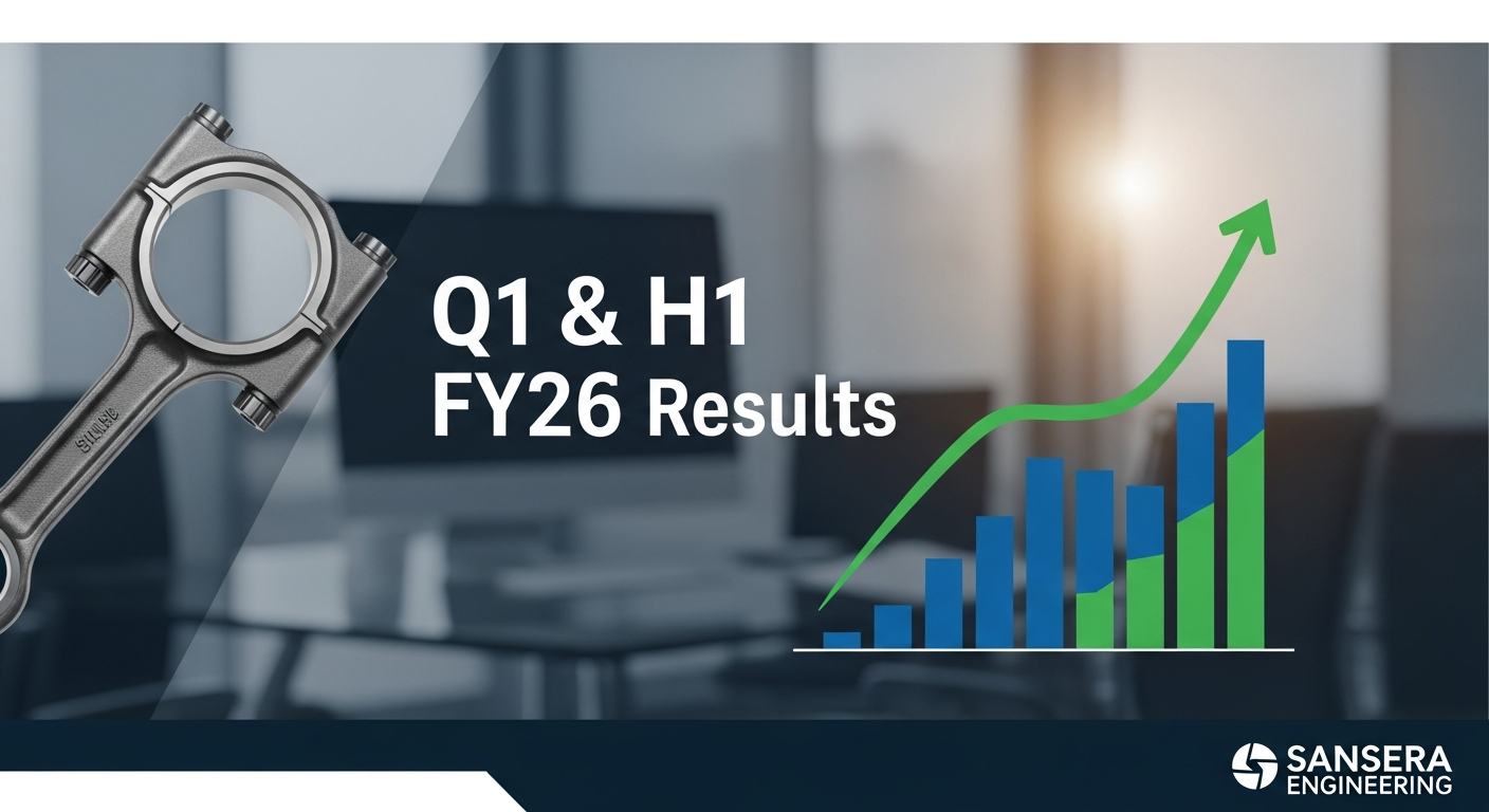 Sansera Engineering Releases Q1 & H1 FY26 Results
