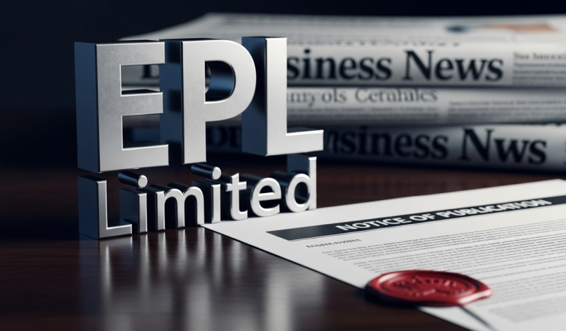 EPL Limited: A Notice and a Publication