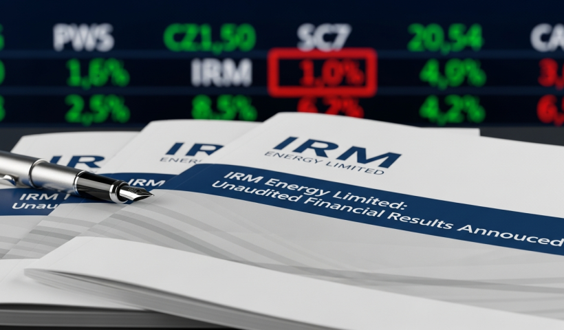IRM Energy Limited: Unaudited Financial Results Announced