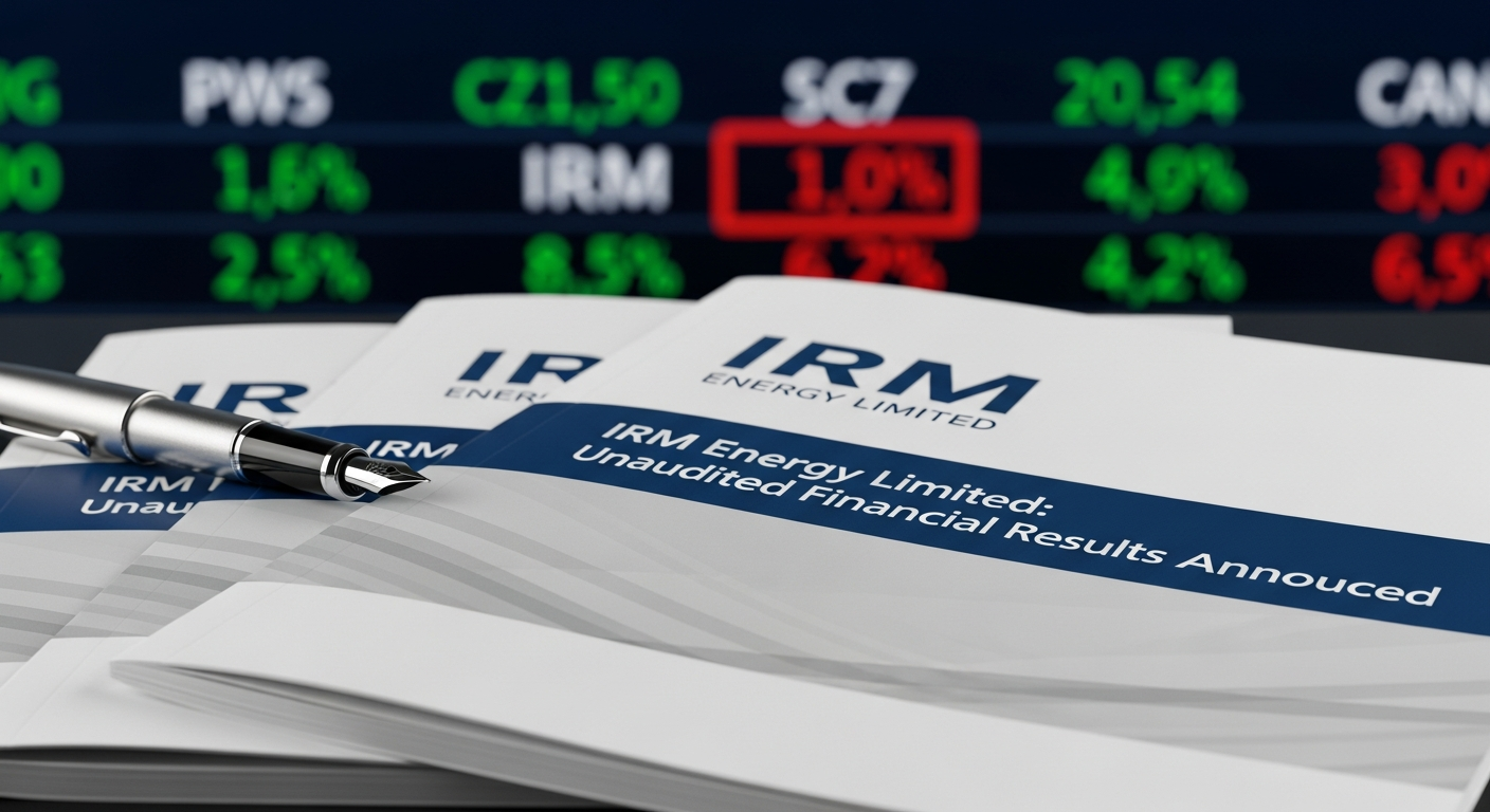 IRM Energy Limited: Unaudited Financial Results Announced