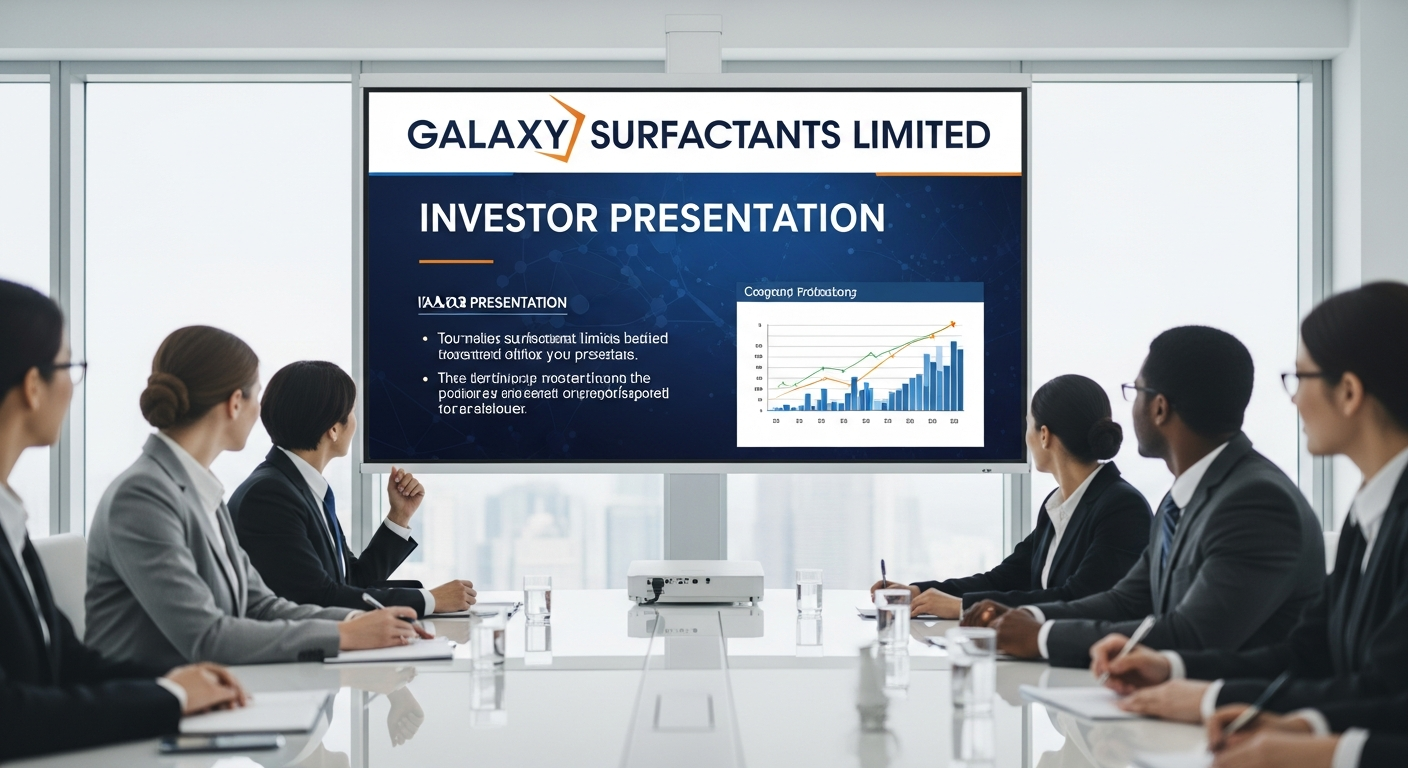Galaxy Surfactants Limited: Investor Presentation Announced