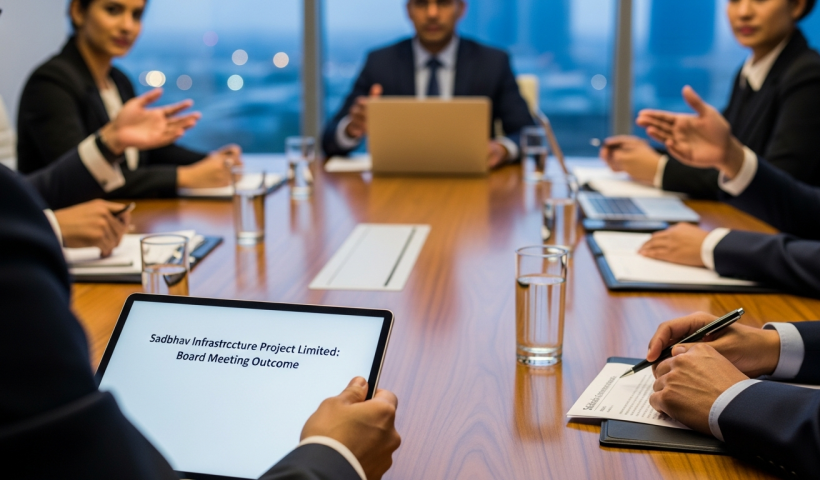 Sadbhav Infrastructure Project Limited: Board Meeting Outcome