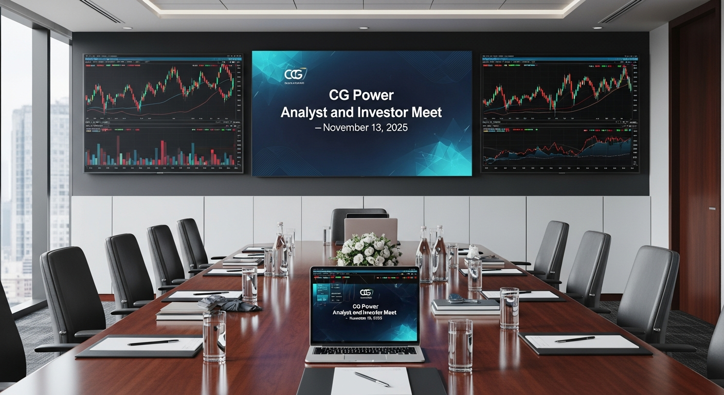 CG Power Schedules Analyst and Investor Meet for November 13, 2025