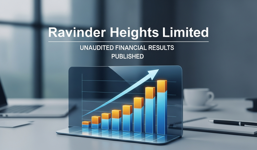 Ravinder Heights Limited: Unaudited Financial Results Published
