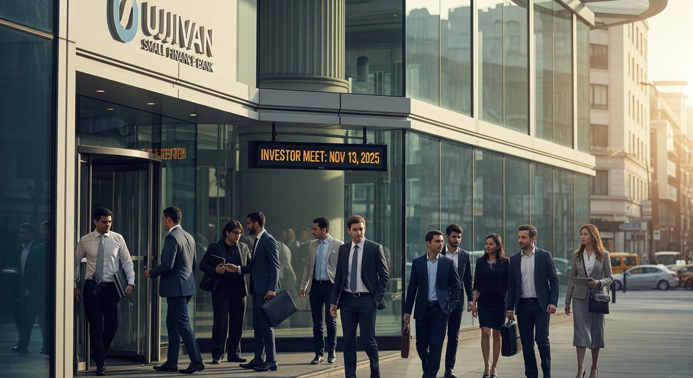 Ujjivan Small Finance Bank Schedules Investor Meet for November 13, 2025