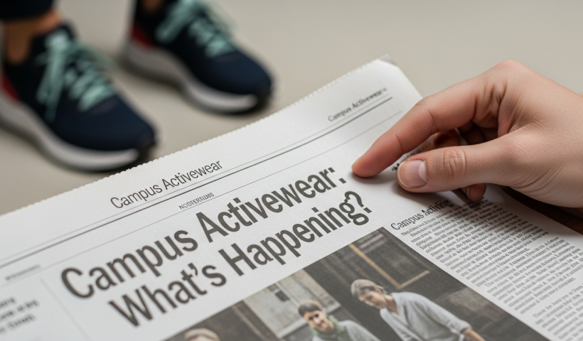 Campus Activewear's Newspaper Notice: What's Happening?