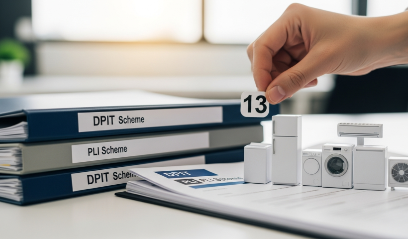 DPIIT Receives 13 Applications for White Goods PLI Scheme