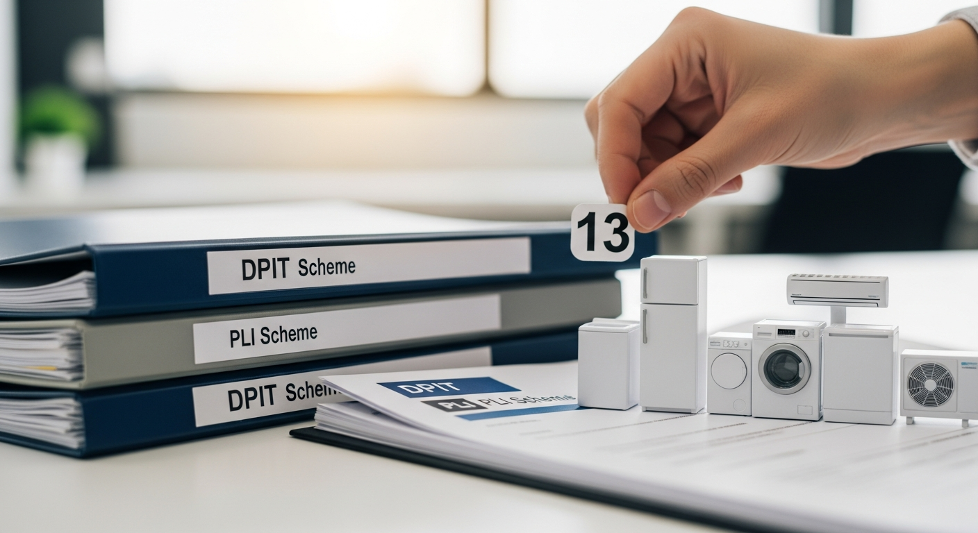 DPIIT Receives 13 Applications for White Goods PLI Scheme