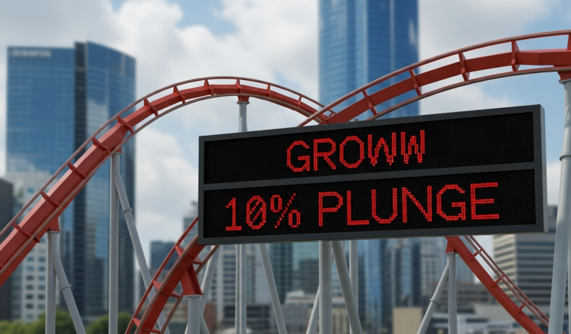 Groww's Rollercoaster: Shares Plunge 10% After Post-Listing Surge