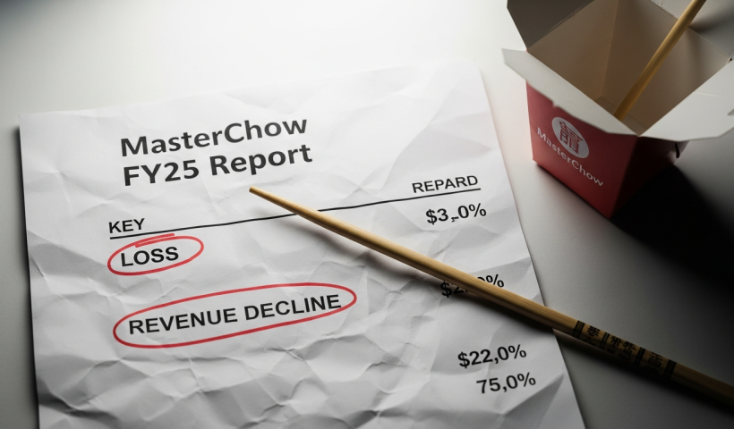 MasterChow's FY25 Loss Deepens as Revenue Declines