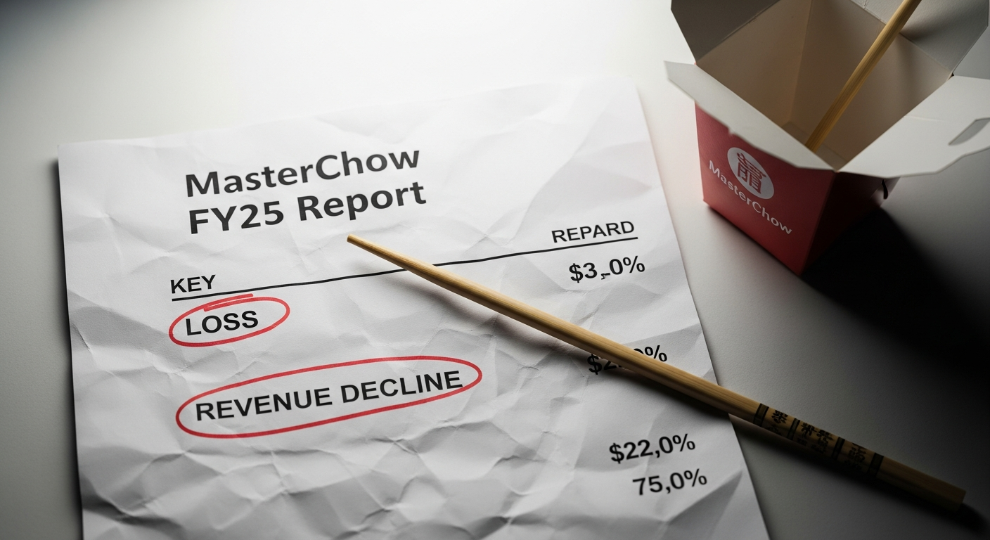 MasterChow's FY25 Loss Deepens as Revenue Declines