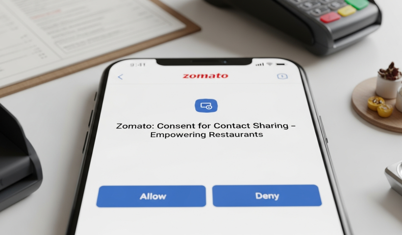Zomato's Data Shift: Consent-Based Contact Sharing for Restaurants
