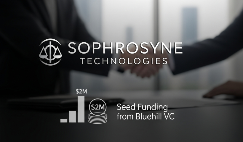 Sophrosyne Technologies Secures $2M Seed Funding from Bluehill VC