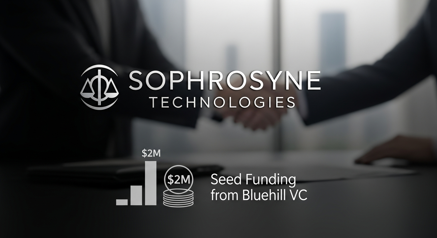 Sophrosyne Technologies Secures $2M Seed Funding from Bluehill VC