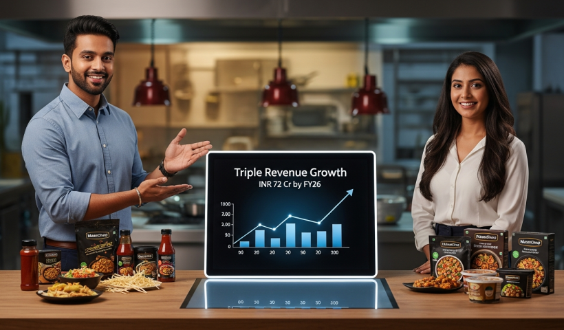 MasterChow Aims for Triple Revenue Growth to INR 72 Cr by FY26