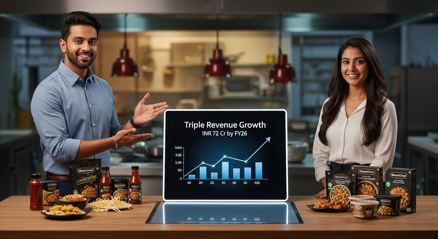 MasterChow Aims for Triple Revenue Growth to INR 72 Cr by FY26