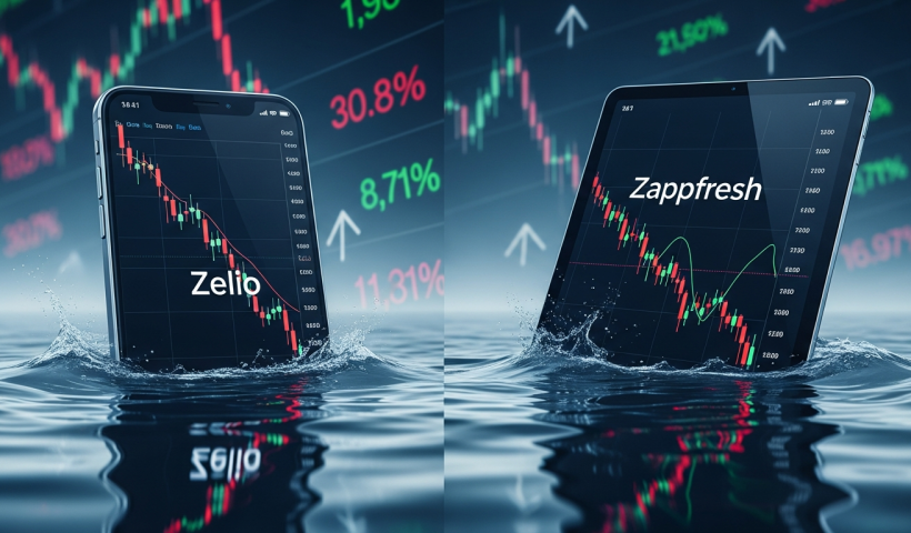 Zelio, Zappfresh Navigate Volatile Tech Stock Waters