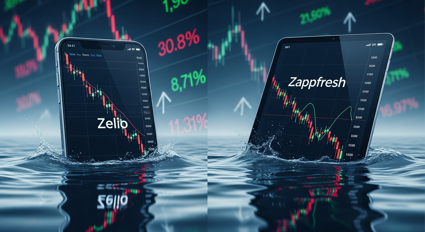 Zelio, Zappfresh Navigate Volatile Tech Stock Waters