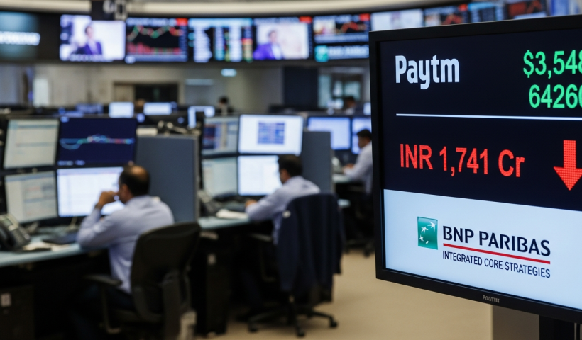 BNP Paribas & Integrated Core Strategies Sell Paytm Shares Worth INR 1,741 Cr