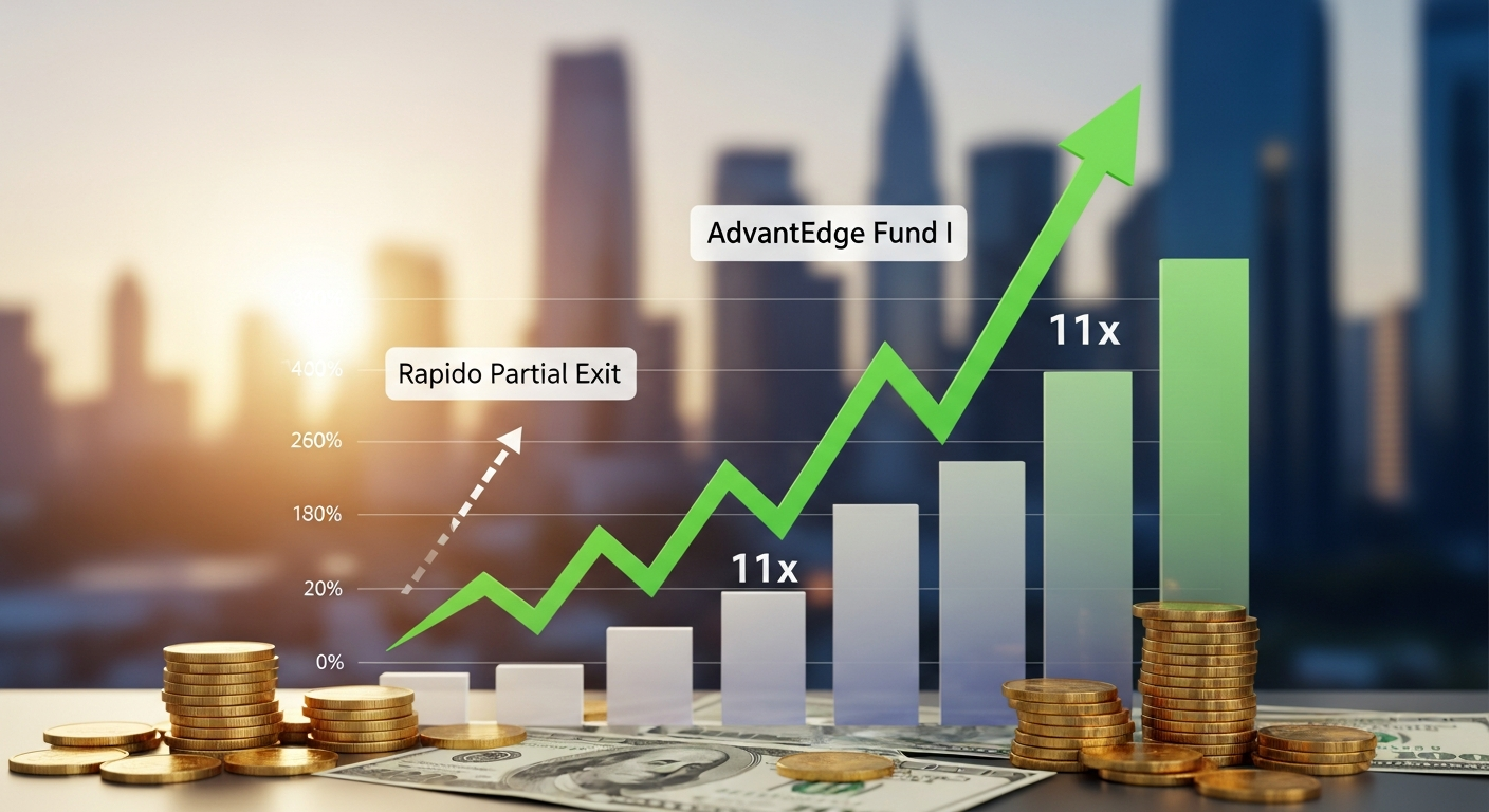 AdvantEdge Fund I Delivers 11X Returns, Fueled by Rapido Partial Exit