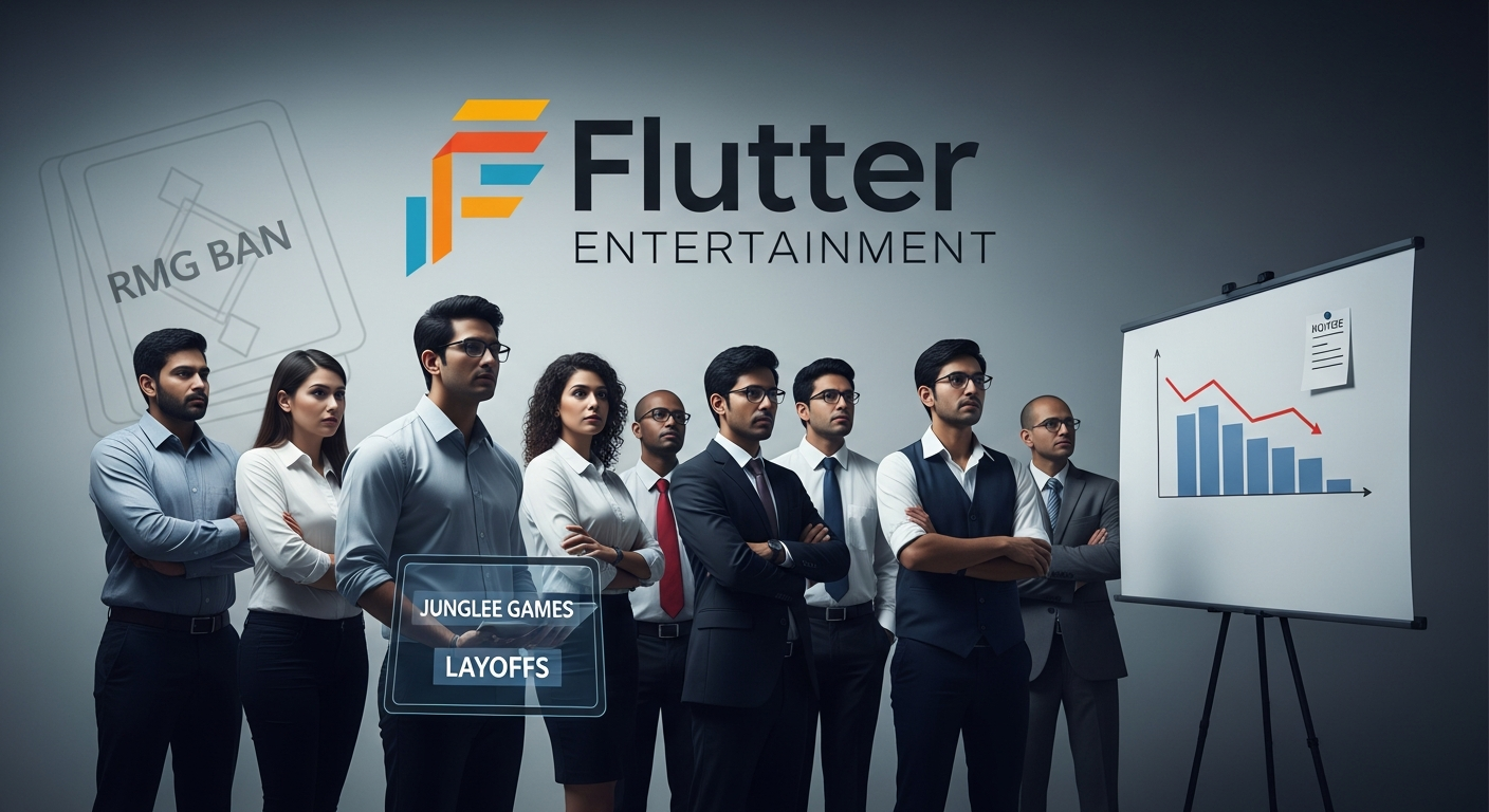 Flutter Entertainment's Junglee Games Lays Off 350 Employees Amidst RMG Ban