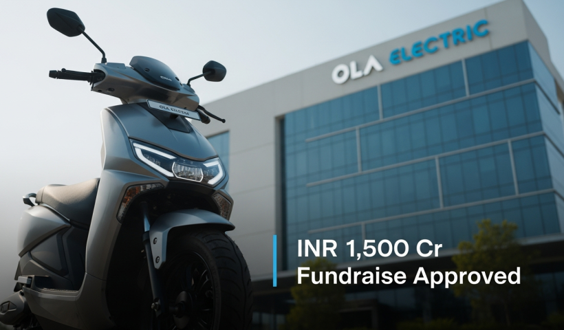 Ola Electric Secures INR 1,500 Cr Fundraise Approval from Shareholders