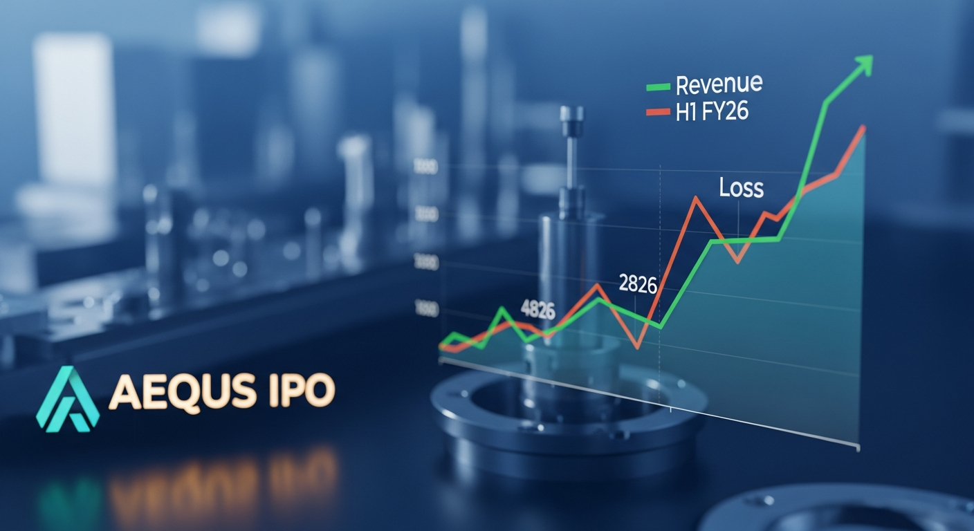 Aequs' H1 FY26 Loss Narrows as IPO Looms, Revenue Climbs 17%
