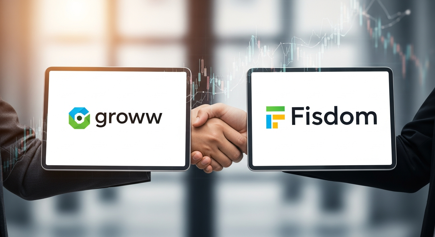 Groww Invests INR 104.4 Cr in Fisdom to Boost Wealthtech Platform