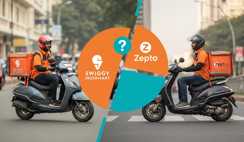 Swiggy Instamart vs. Zepto: Decoding the Quick Commerce Market Share Battle
