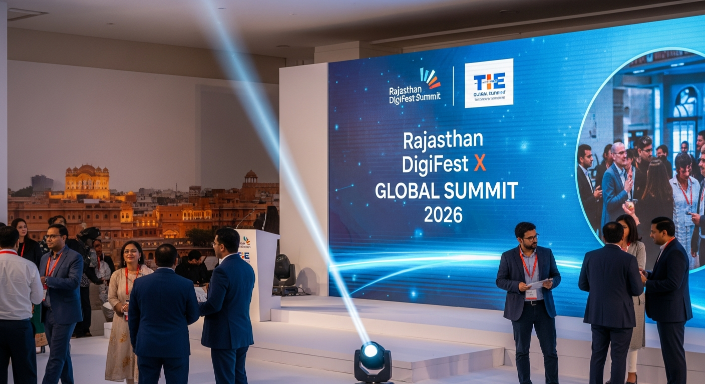 Jaipur to Host Rajasthan DigiFest X TiE Global Summit in 2026