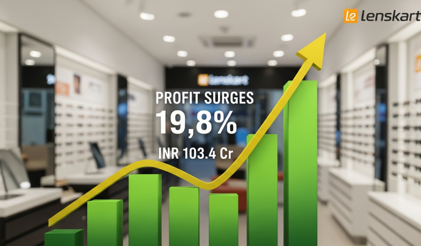 Lenskart's Q2 FY26 Profit Surges 19.8% to INR 103.4 Cr