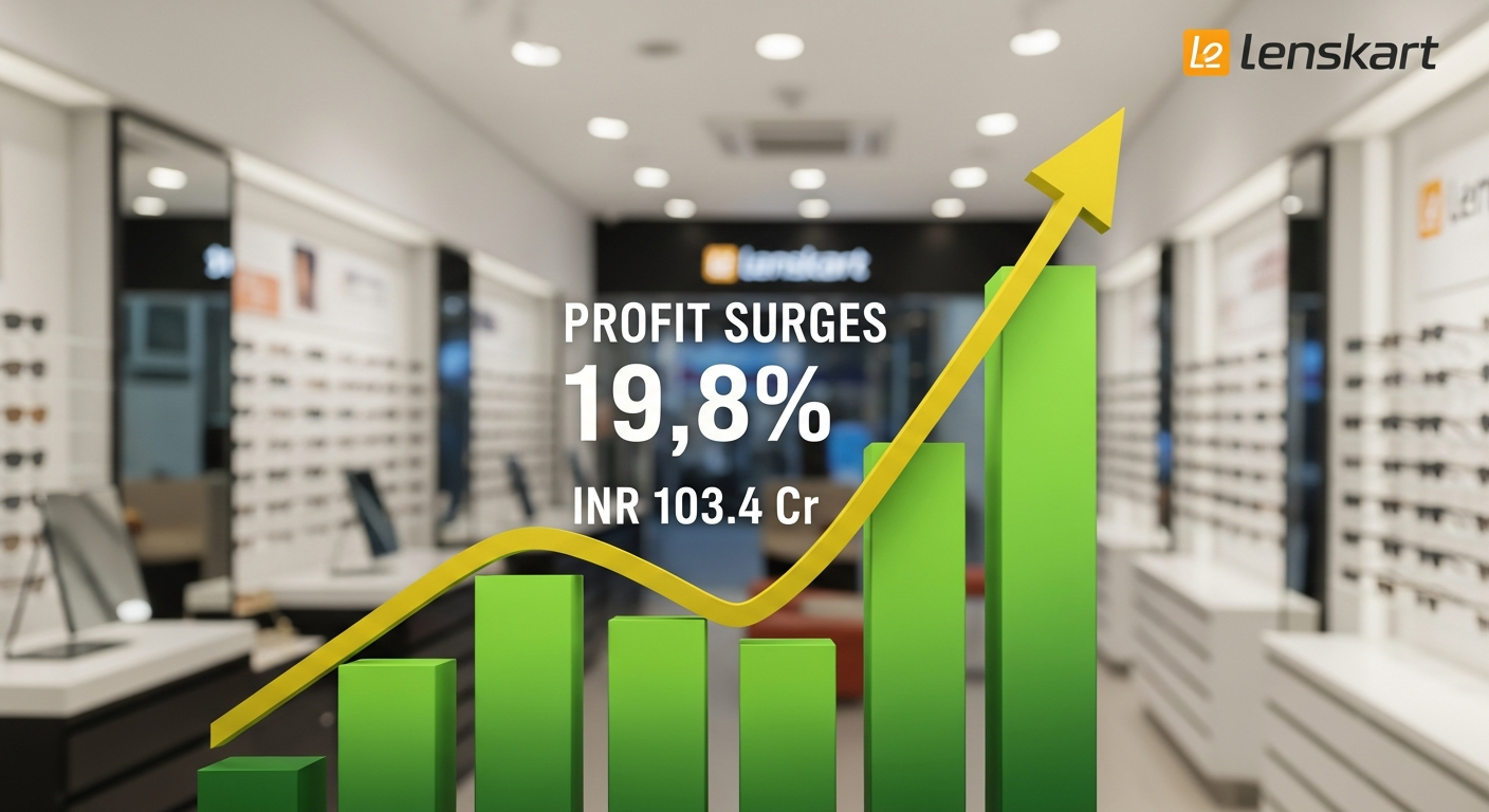 Lenskart's Q2 FY26 Profit Surges 19.8% to INR 103.4 Cr