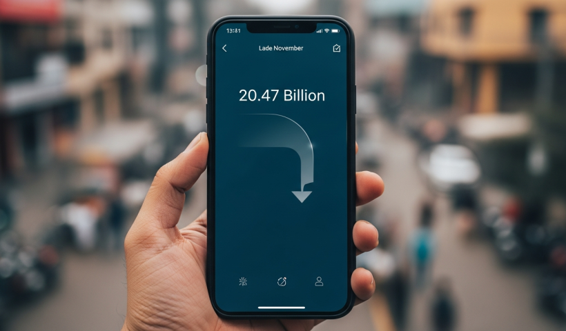 UPI Transactions Dip Slightly to 20.47 Billion in November After Festive Season