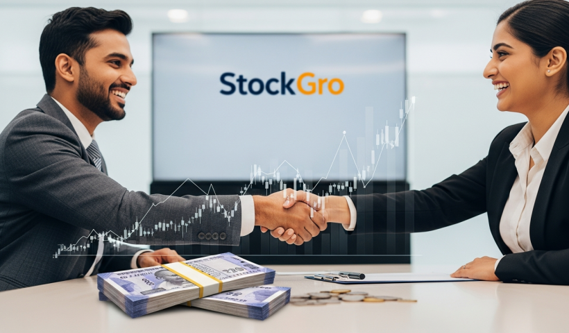 StockGro Secures INR 150 Cr Funding Round Led by Mukul Agrawal