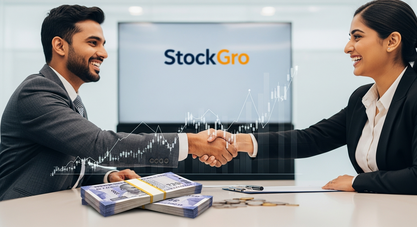 StockGro Secures INR 150 Cr Funding Round Led by Mukul Agrawal