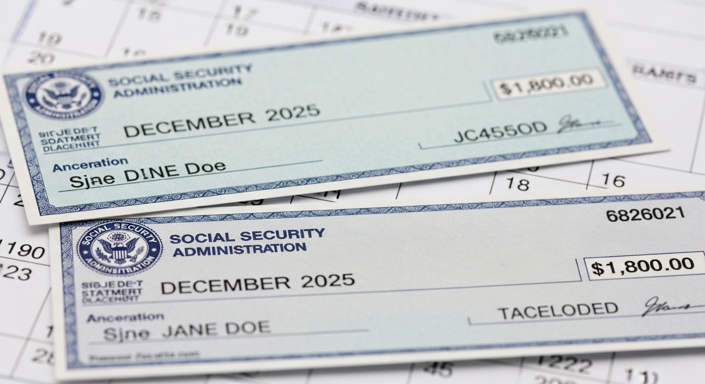 Social Security Recipients to Receive Two Benefit Checks in December 2025