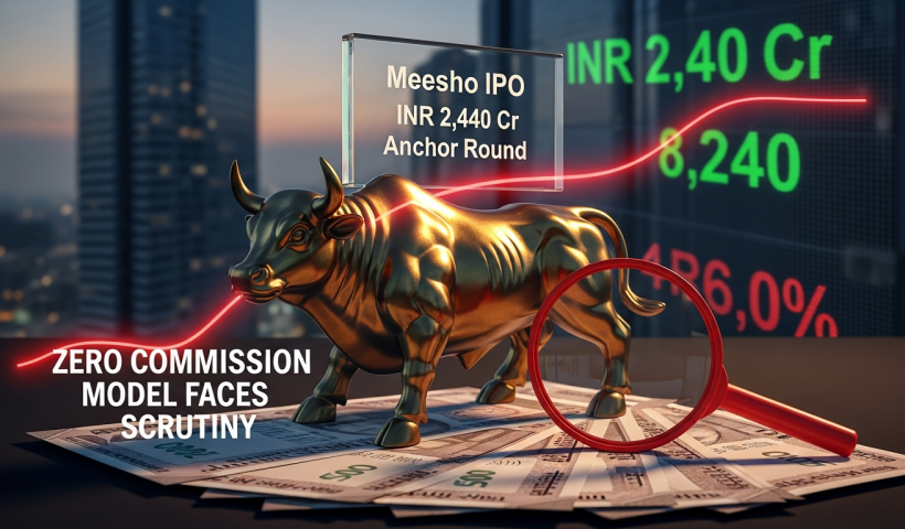 Meesho IPO: Zero Commission Model Faces Scrutiny After INR 2,440 Cr Anchor Round