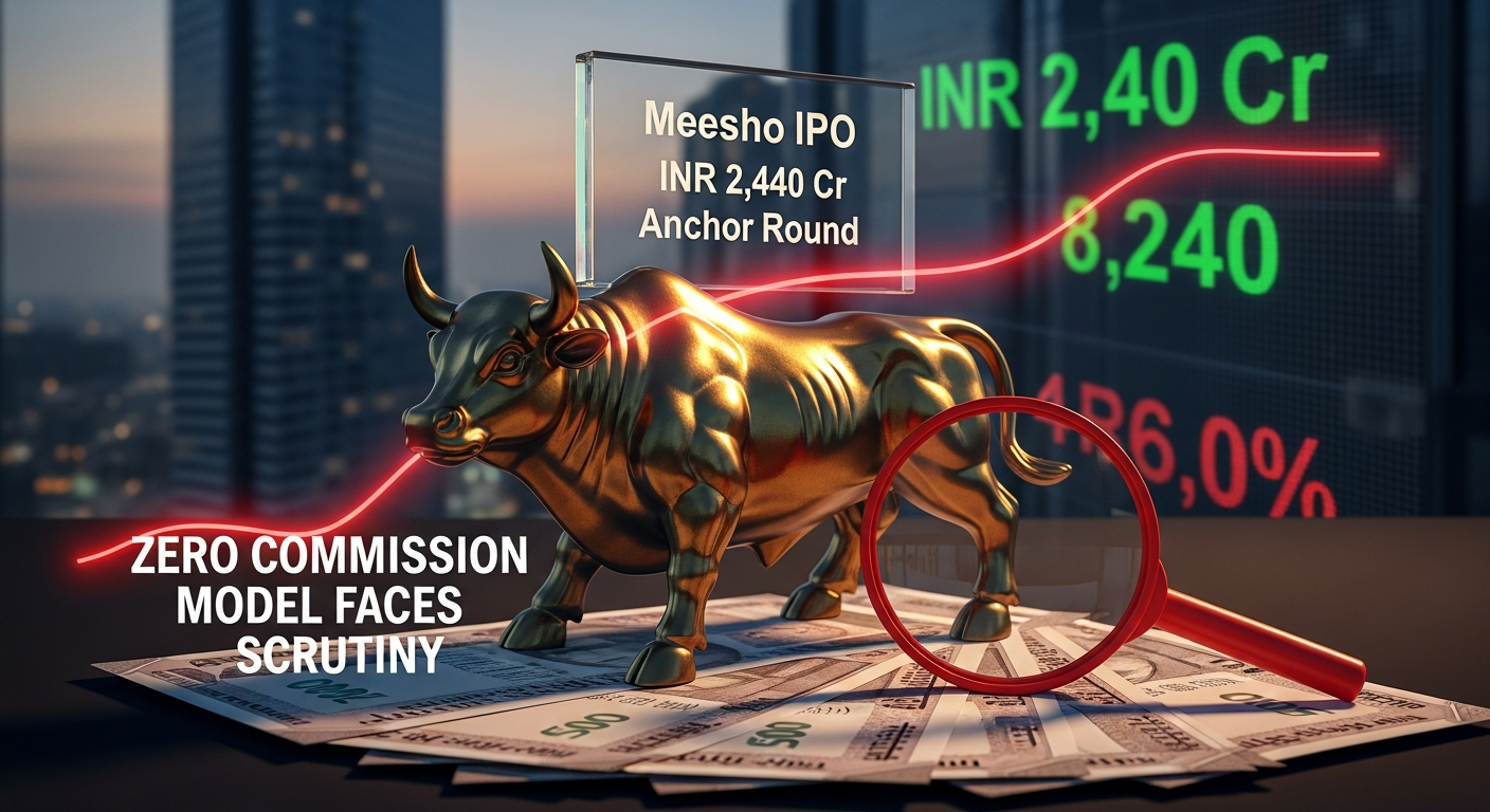 Meesho IPO: Zero Commission Model Faces Scrutiny After INR 2,440 Cr Anchor Round