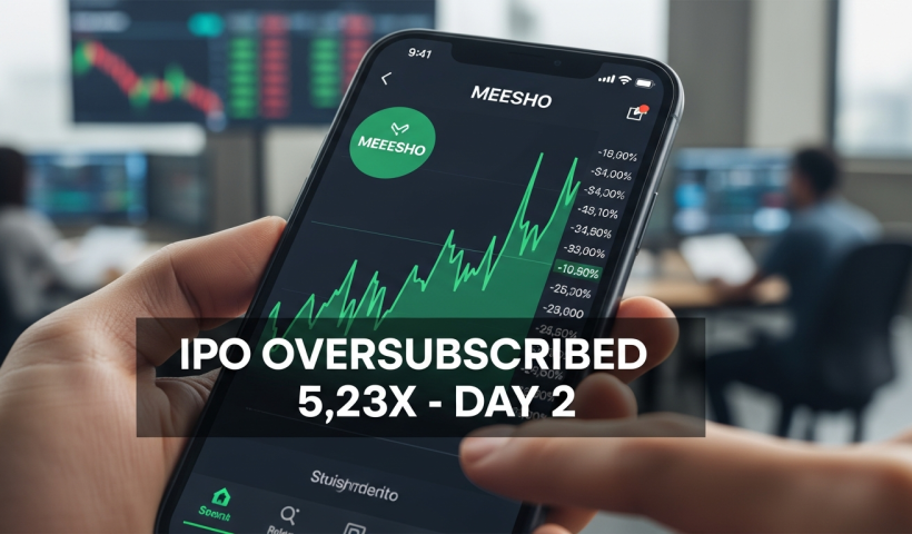 Meesho IPO Oversubscribed 5.23X on Day 2: Strong Investor Interest
