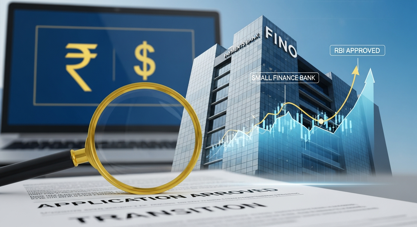RBI Approves Fino Payments Bank's Transition to Small Finance Bank