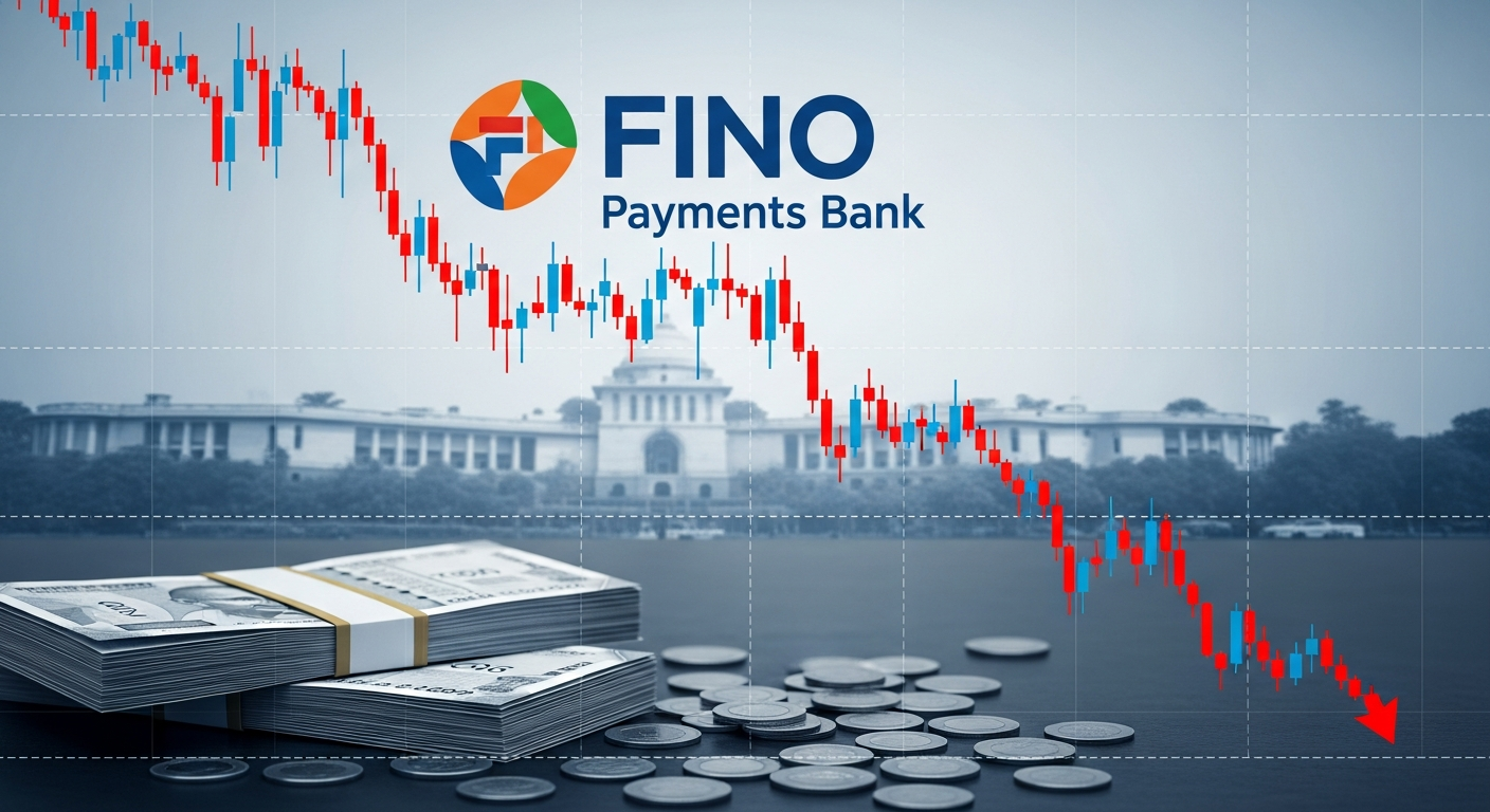 Fino Payments Bank Shares Plunge Despite RBI's SFB Approval