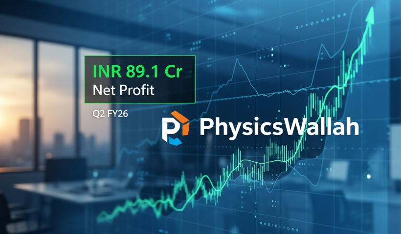 PhysicsWallah Returns to Profitability, Posts INR 89.1 Cr Net Profit in Q2 FY26