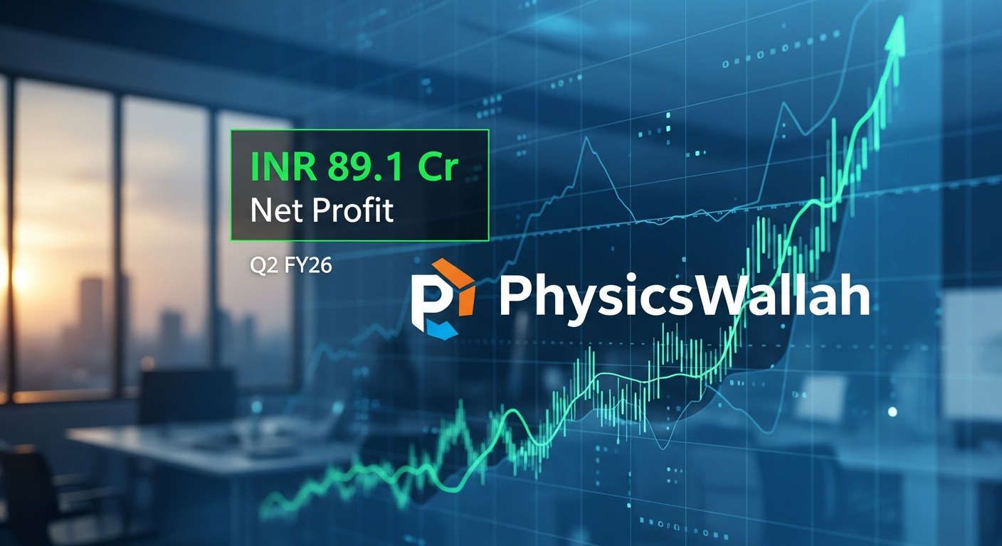 PhysicsWallah Returns to Profitability, Posts INR 89.1 Cr Net Profit in Q2 FY26